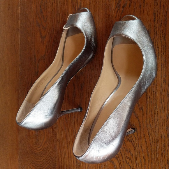 Brand New Sergio Rossi Peep Toe Heels / Stilettos - Picture 3 of 10